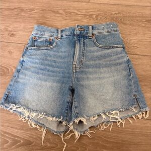 madewell jeans shorts